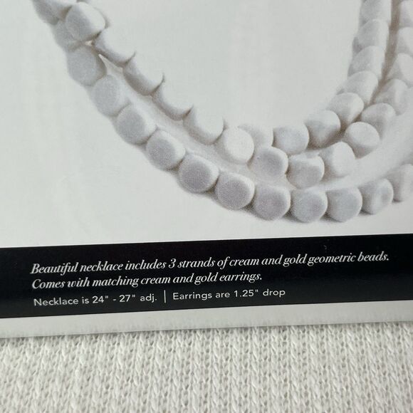 Plunder Design Fashion Jewelry Boutique Boho Necklace Earrings Set New - Picture 9 of 10